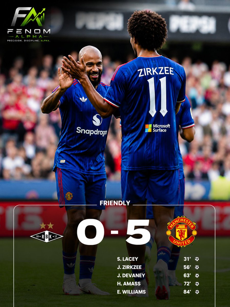 FenomAlpha's tweet photo. A clinical performance from Manchester United.
Five goals.
Clean sheet.
Statement made.
Glory, Glory Man United. 🔴❤️ https://t.co/HsattlVPkt