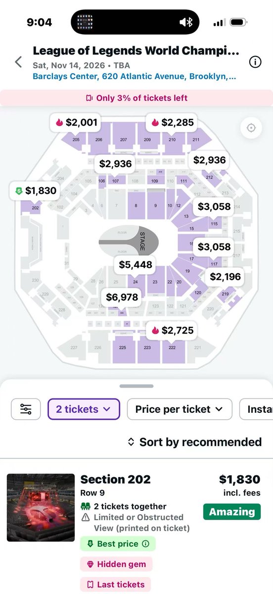 bryanwang889383's tweet photo. @lolesports Fuck u riot
Letting the scalpers getting all the tickets https://t.co/XwqVoWozZ6