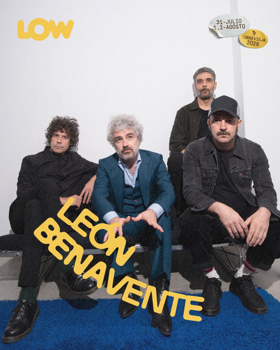 LowFestival's tweet photo. ¡DATE PRISA! El domingo sube el precio 🎫 Corre a por tu abono o entrada de día a la BIO o https://t.co/Ke923LLNYy

¡Solo 1️⃣ semana para #Low2026 y los conciertos de @KasabianHQ, @ivanferreiro, Fangoria, León Benavente... ¡Y MUCHOS MÁS! 🔥 https://t.co/kbfnOb4c4K