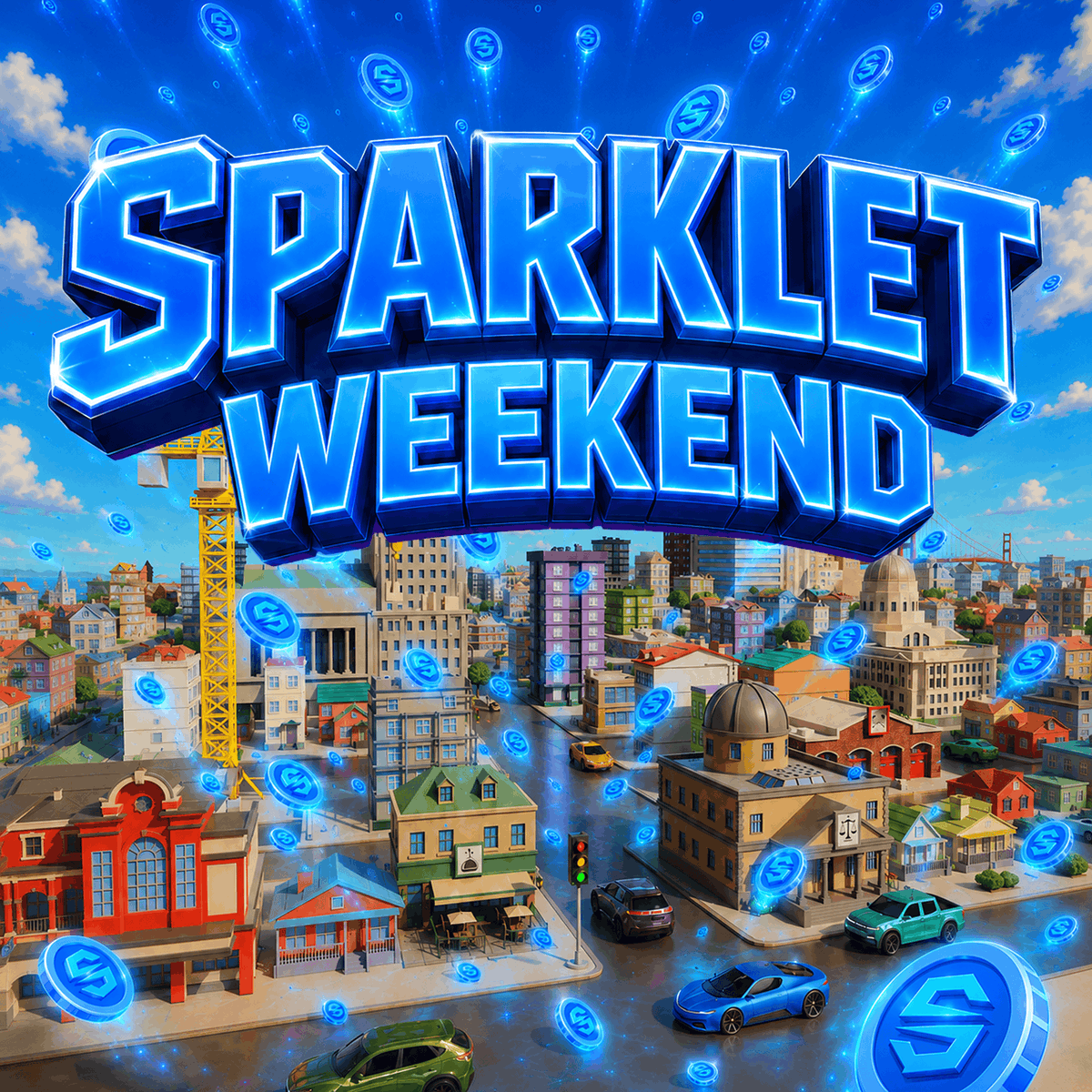 UplandMe's tweet photo. Happy Sparklet Weekend

We're wrapping up an incredible July with Sparklet Weekend!

From Friday at 9:00 AM PT through Monday at 9:00 AM PT, we're making it easier than ever to stock up:

All Sparklet in the Upland Store is discounted
All fees have been removed

Whether you're planning ahead for future features or adding to your Sparklet reserves, this is the perfect time to take advantage of the savings.

It's been an amazing July, and we can't think of a better way to close it out.

Happy Sparklet Weekend!