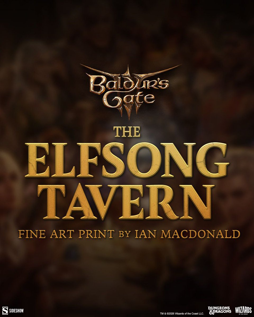 collectsideshow's tweet photo. Sideshow's first Baldur's Gate III Fine Art Print is coming soon... 🛡️🗡️ RSVP now for all the adventurous details! https://t.co/xTRwys8Umx