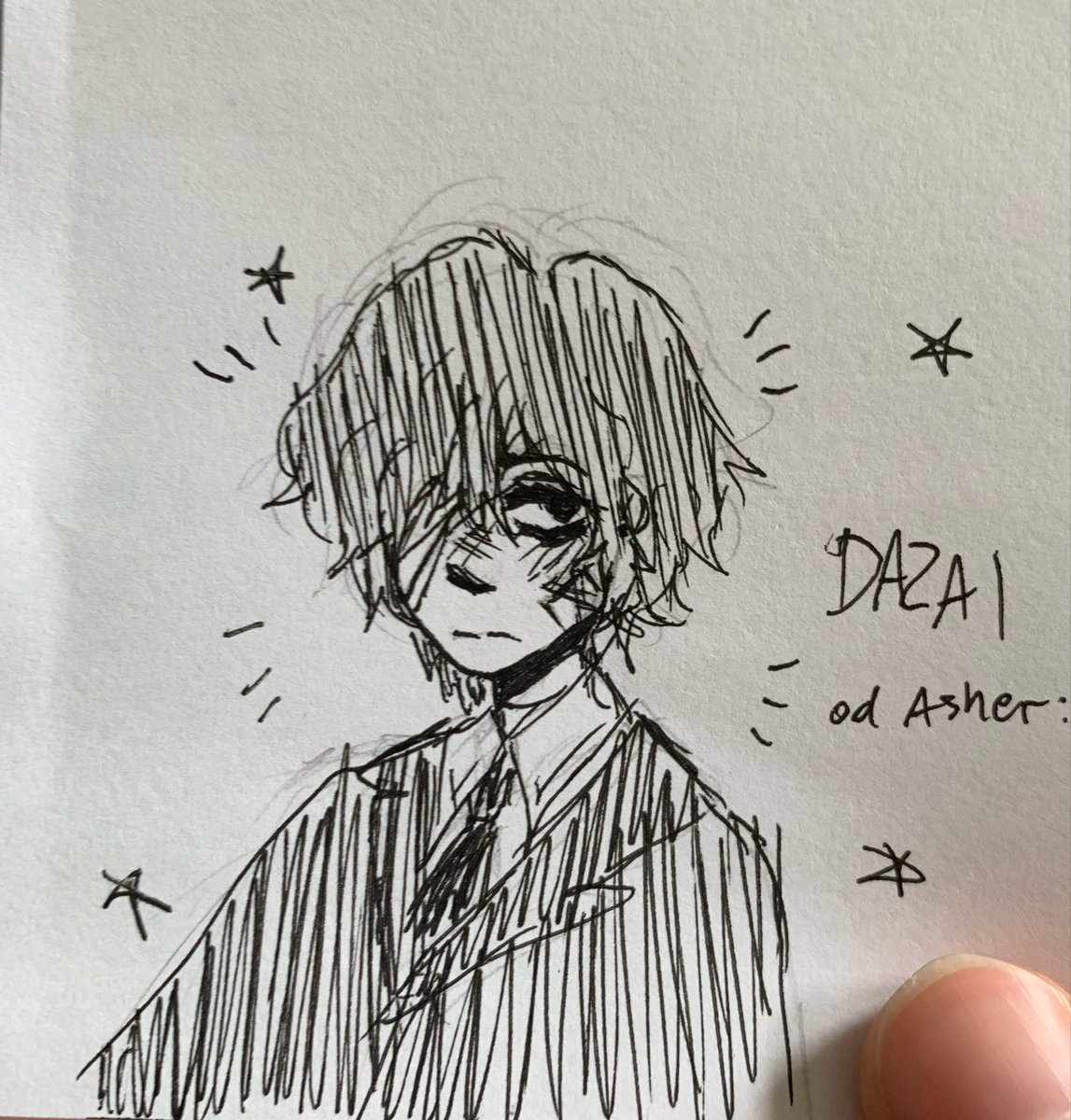 a61szer's tweet photo. to keep the acc alive ! very old bsd sketches + some bs https://t.co/BBV0748VOr