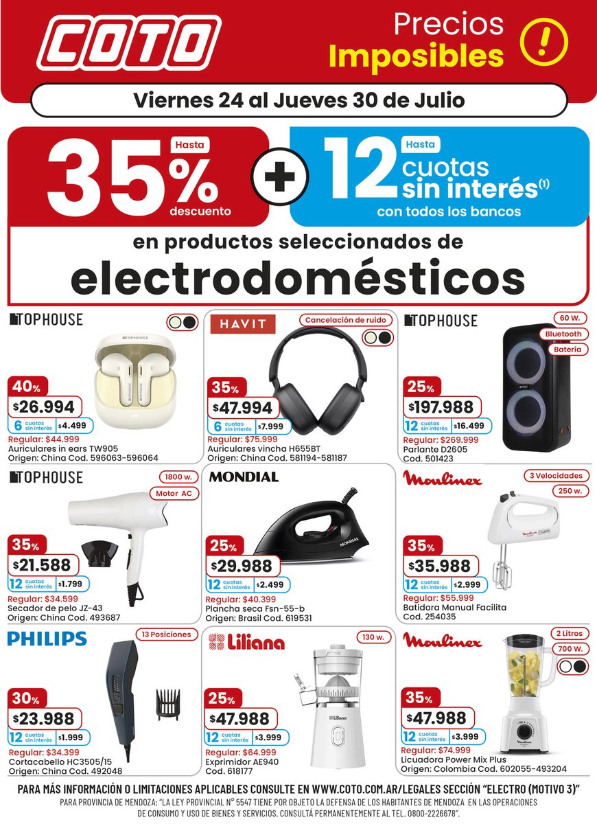 Coto_Ar's tweet photo. ¡Llevate el próximo electro para tu casa!🚀

Conocé más 👉https://t.co/lGKEeBaMYG https://t.co/7uRUrBMsZ6