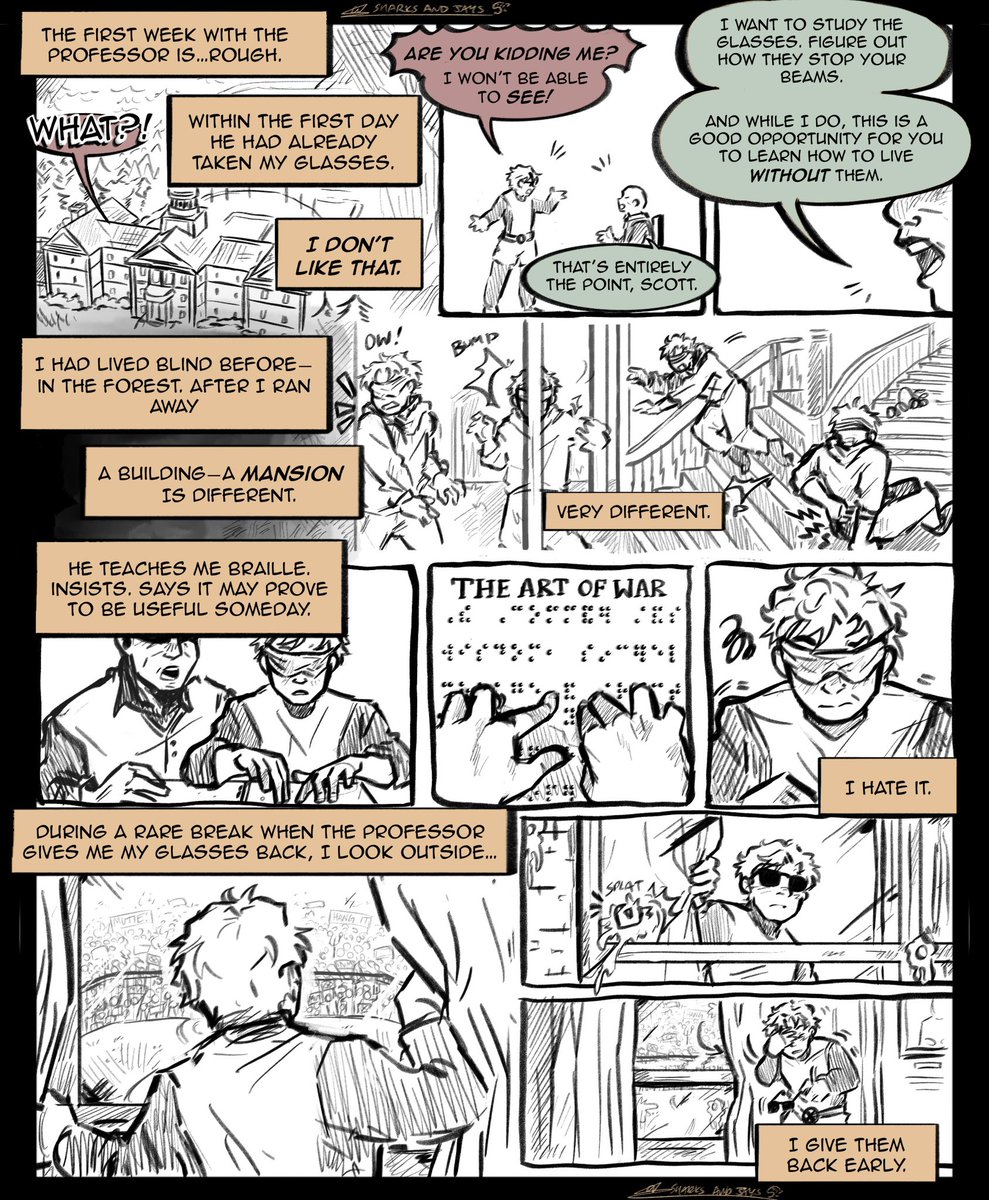 sharksandjays's tweet photo. A Learning Experience — A young Scott Summers comic by me. Part 1/? https://t.co/NJiieyb3aT