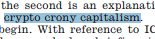 thedevrrrrrrr's tweet photo. Found something that could be decent.

In a new PDF from congress . gov, in a section of it, it talks about Trump's Meme Coins and it gives us a new acronym "CCC", standing for Crypto Crony Capitalism

Control F "Crypto Crony Capitalism" to find it, at the start of the Trump's Meme Coins section of the pdf, its how they describe Trump's memecoin. https://t.co/pmTzvdqTsN