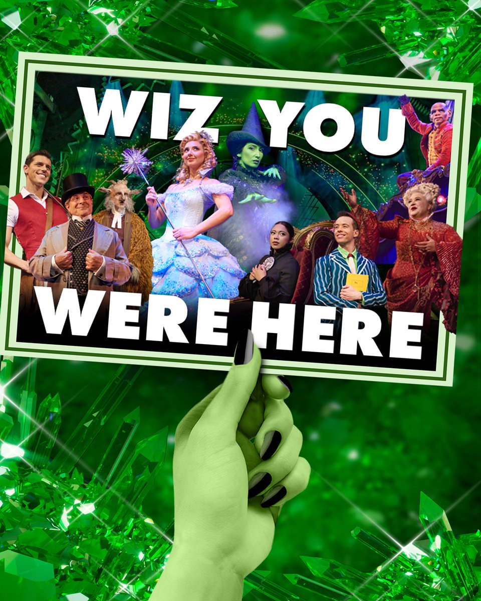 WickedUK's tweet photo. Word in Oz is that The Emerald City is the place to be this summer! 💚✨ https://t.co/5SfE5e55CL