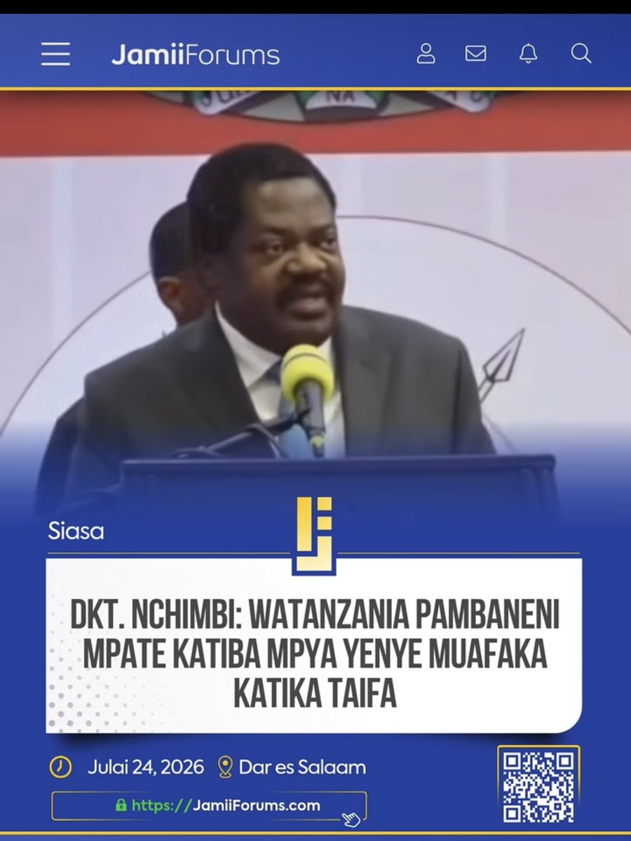 mangekimambi's tweet photo. WOW………. 

I will reserve my comments for now maana naogopa kuamini mtu wa CCM 100%, nikikumbuka imani niliyoweka kwa Magufuli na kampeni niliyomfanyia  alafu kilichokuja kutokea basi najikuta najiambia nijipe muda  ila naroho yangu inataka mnoooo kumuamini Nchimbi maana alichosema ndicho nchi nzima tunalilia………

Ila let me say again, WOW!!!!!!!!!!!!!