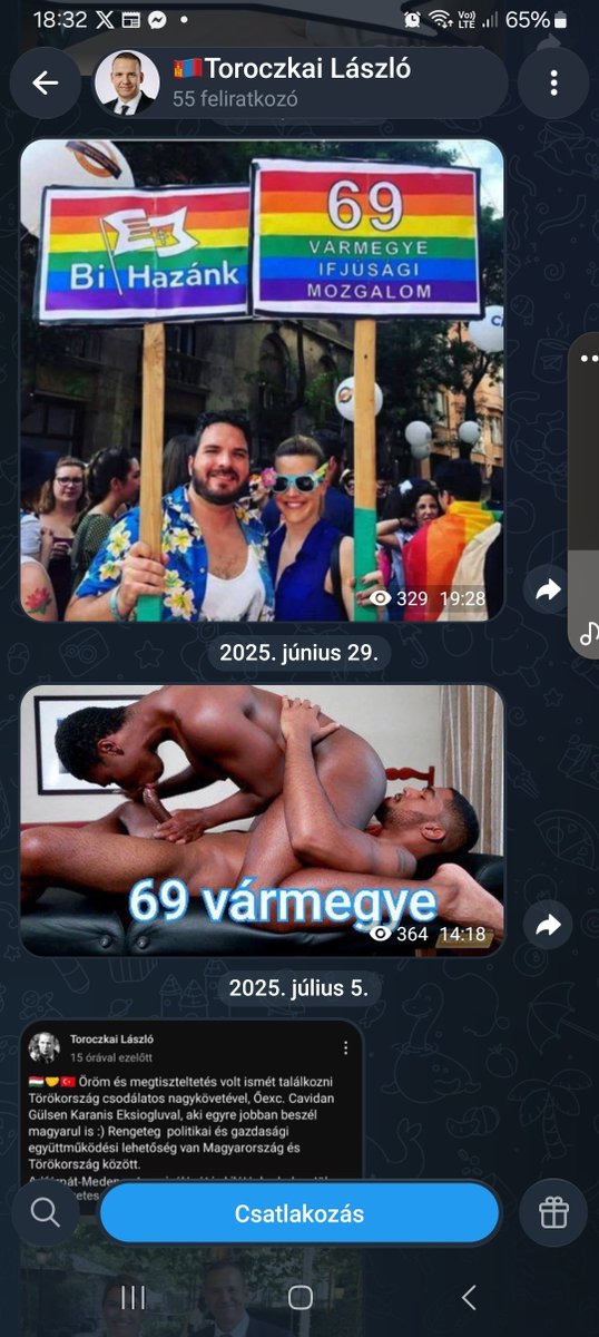 EDK1559703's tweet photo. @ToroczkaiLaszlo Van egy Troll Toroczkai a telegramon 
Ne csak én jeletsem már a csatornát!

Hajrá Mi Hazánk! https://t.co/ipeVQLwlb3