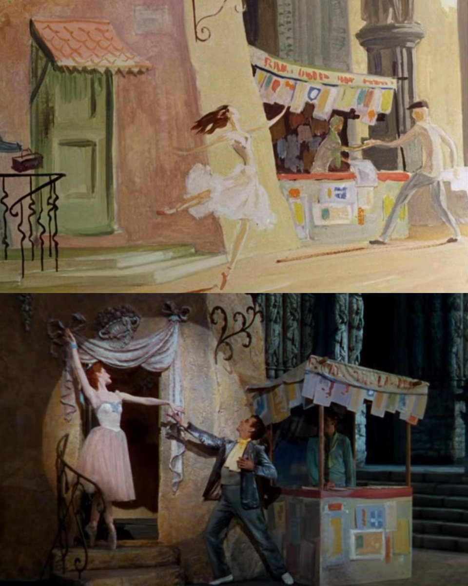taysteviegarden's tweet photo. i love the original sketches for 'the red shoes'(1948)  so much and how beautifully it transforms into the film https://t.co/v8XpfGzUJr