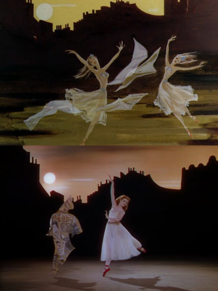 taysteviegarden's tweet photo. i love the original sketches for 'the red shoes'(1948)  so much and how beautifully it transforms into the film https://t.co/v8XpfGzUJr