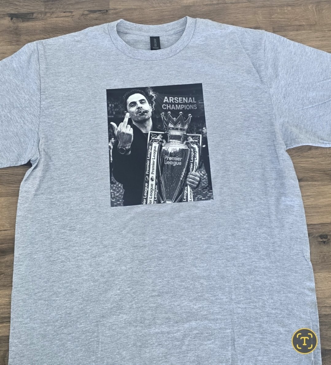 sliney66's tweet photo. 🚨 ⚠️ COMPETITION ⚠️ 🚨 
WIN ONE OF OUR NEW ARTETA T-SHIRTS. TO ENTER JUST LIKE, FOLLOW AND RETWEET. DRAW TO BE MADE SUNDAY.
AVAILIABLE TO BUY NOW AT https://t.co/2fEenKoeu3 
#ARSENAL #CHAMPIONS #AFC #ARTETA https://t.co/2NgJ61p2mI