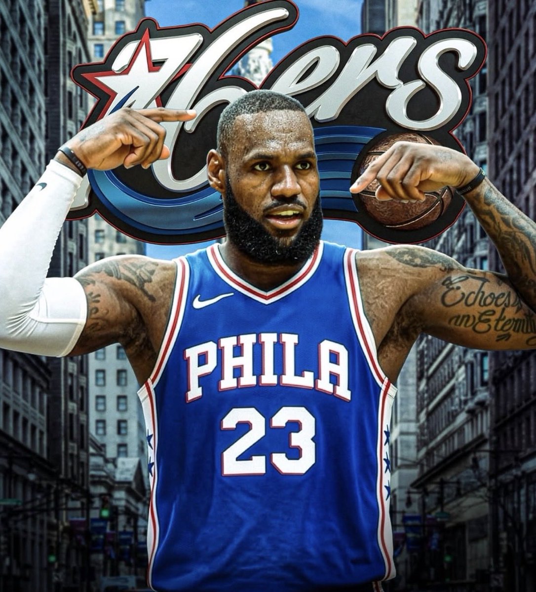 OldHenan's tweet photo. BREAKING: LeBron James is heading to Philadelphia after agreeing to a two-year, $8 million deal with the 76ers, marking what he says will be the final chapter of his legendary NBA career. https://t.co/N5VKwu0lJz