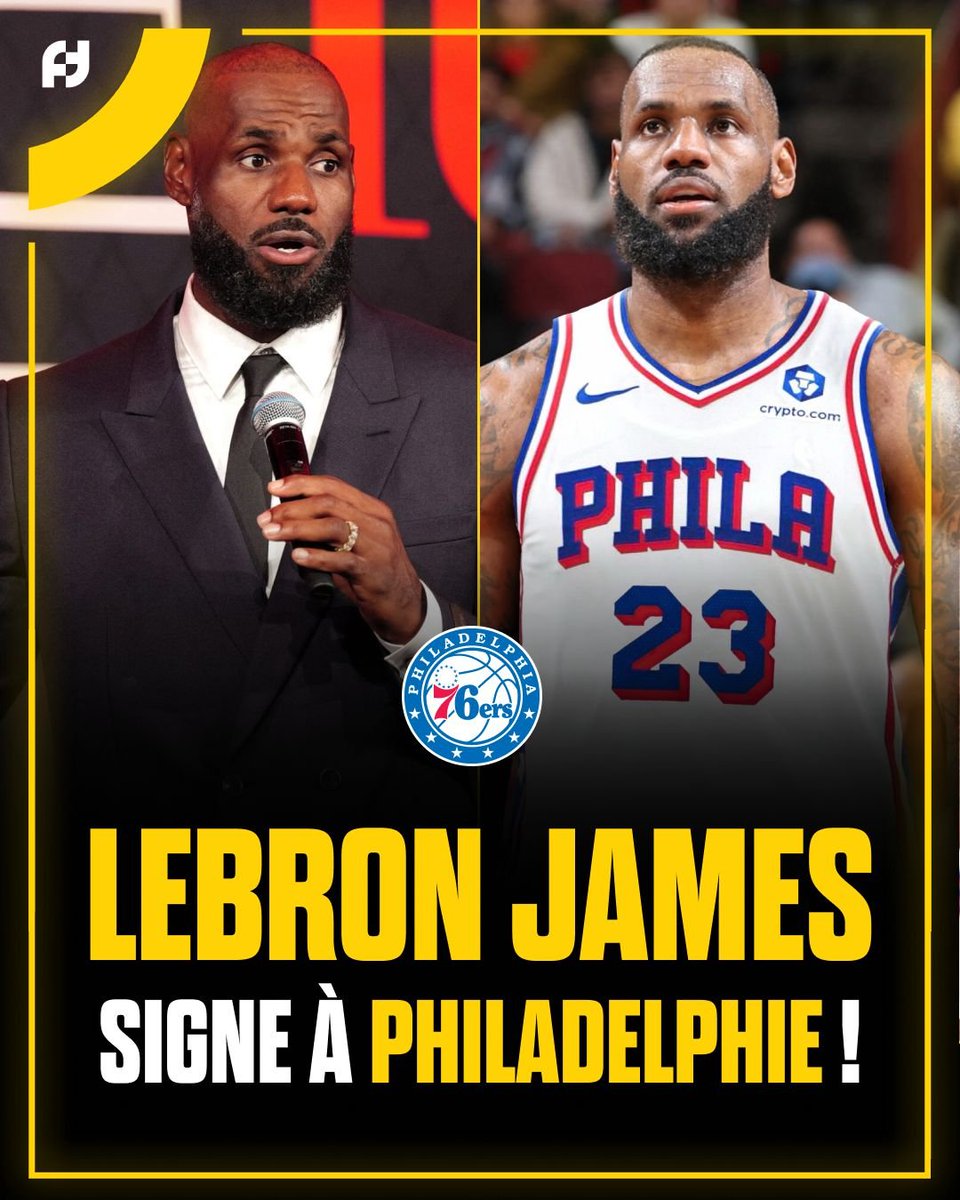 synhostel's tweet photo. #LeBron pour seulement 8 millions sur 2 ans 😲😲 
C'est un braquage
#Embiid n'aura jamais été aussi près d'aller en finale NBA https://t.co/MN8eOeFV9d