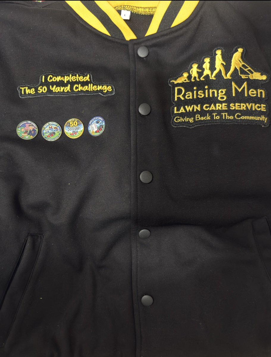 iamrodneysmith's tweet photo. As I mentioned a few days ago, we’re excited to officially introduce the brand-new badge and pin system for The 50 Yard Challenge! Kids will now have the opportunity to earn collectible badges throughout their journey that recognize service, creativity, safety, and dedication. Some of the first 20 badges include Picasso for creating an outstanding 50 yard challenge signs, One Summer for completing all 50 lawns in a single summer, All Four Seasons for mowing, raking leaves, and shoveling snow, mowing 10+ lawns for Veterans and First Responders, and Safety First for consistently wearing the proper protective gear. Kids can proudly display these badges on their hats and, after completing the challenge, on their black completion jackets.

These are just the beginning! We plan to introduce new badges every few months, and we’d love to hear your ideas—especially badges that recognize kindness and community service beyond lawn mowing. We can’t wait to see our kids collect them as they continue making a difference, one lawn at a time.