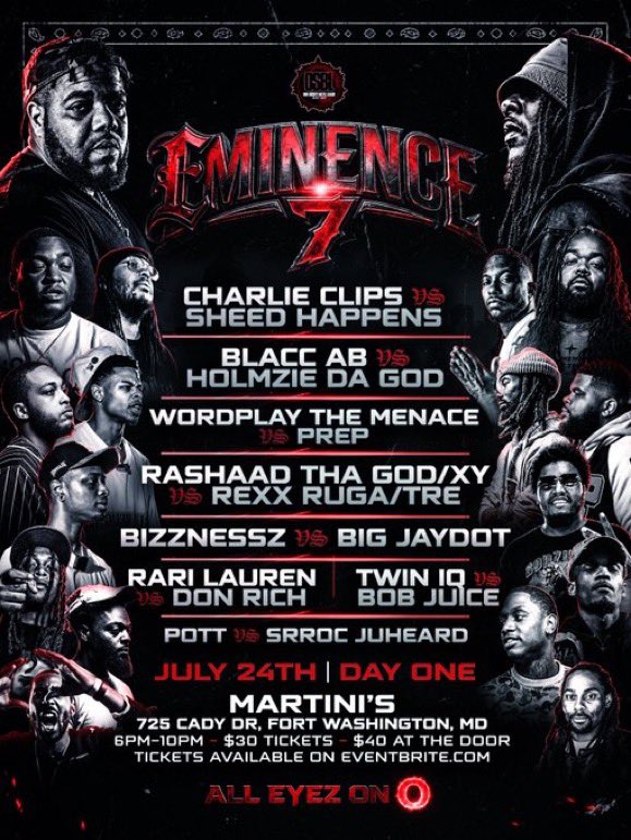 WeTheFansGlobal's tweet photo. BATTLE RAP WEEKEND 

OSBL - EMINENCE 7 (2 DAY EVENT)
IBATTLE - TITEN X 
THE NICEST

MAKE SURE YOU TAP IN &amp; SUPPORT https://t.co/woDoLwtegb