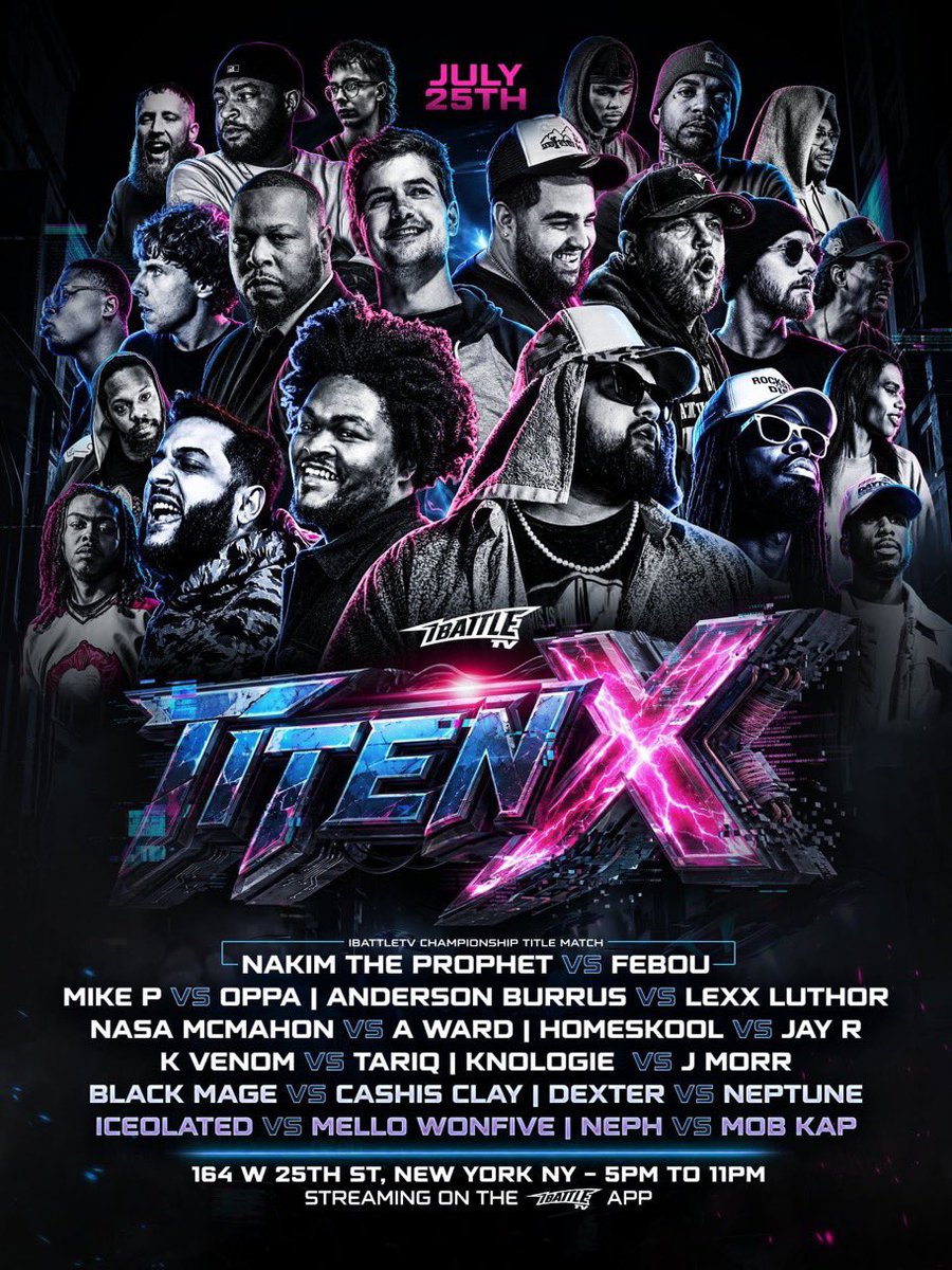 WeTheFansGlobal's tweet photo. BATTLE RAP WEEKEND 

OSBL - EMINENCE 7 (2 DAY EVENT)
IBATTLE - TITEN X 
THE NICEST

MAKE SURE YOU TAP IN &amp; SUPPORT https://t.co/woDoLwtegb