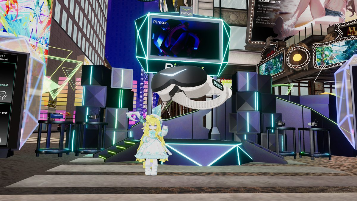 sen_shu's tweet photo. Vketだったの思い出して数か月ぶりにVRChatにINした。PIMAXさんのブースを見てきたけど3Dモデルよくできてましたね。8KXがあったのには笑いましたw
バーチャルFUJIYAMAは画質のせいかさほど怖くはなかったな。ジェットコースターは首ちょんぱ事件が起こるまでは怖いと思ったことないけどね。#PIMAX https://t.co/55O1gABSty