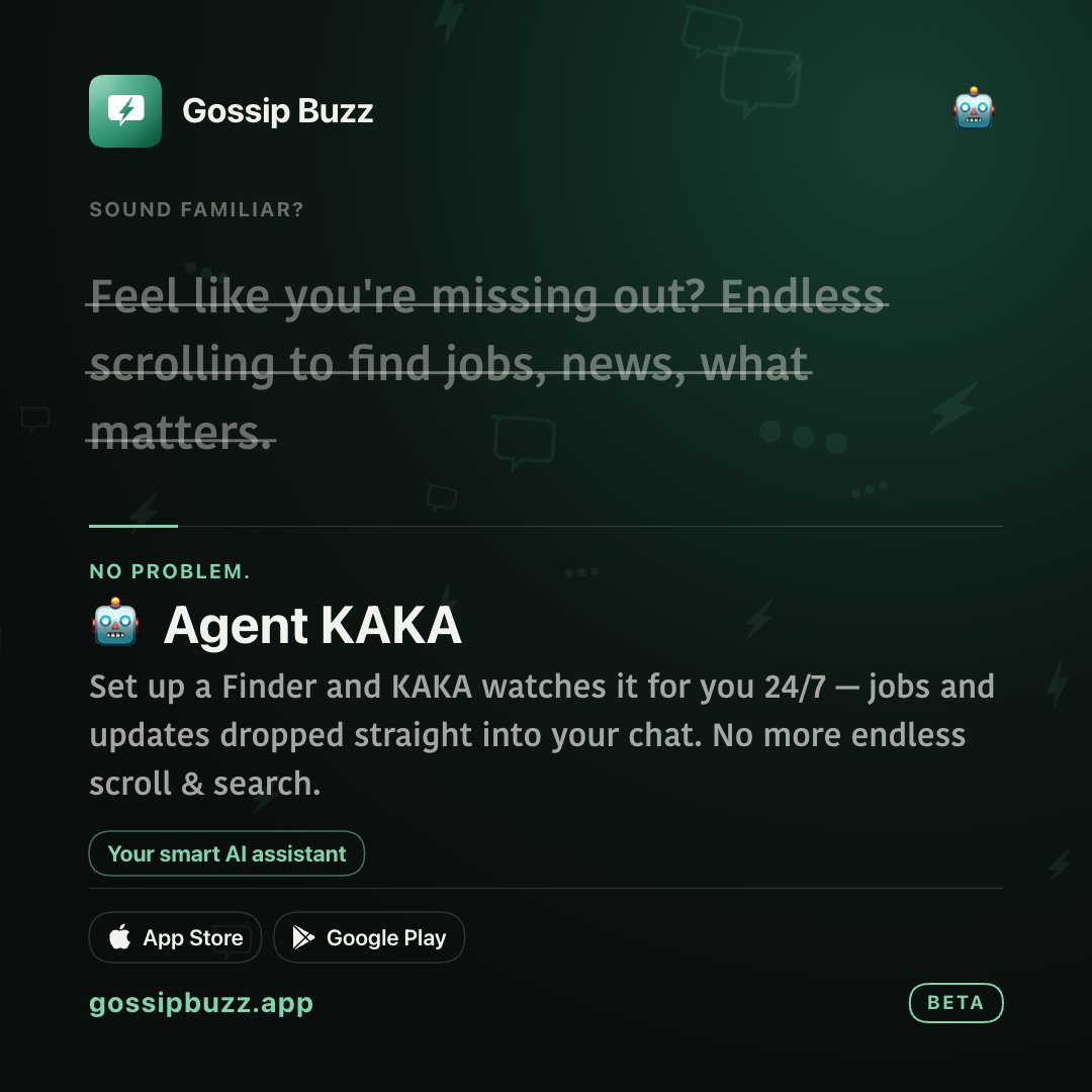 gossipbuzz_app's tweet photo. i need fund for new agentic social app Gossip Buzz.
@elonmusk help me if you can @grok ?
iOS: https://t.co/jyu017o3IU
Android: https://t.co/bvICPi7BSW https://t.co/T0QLL8kXyl