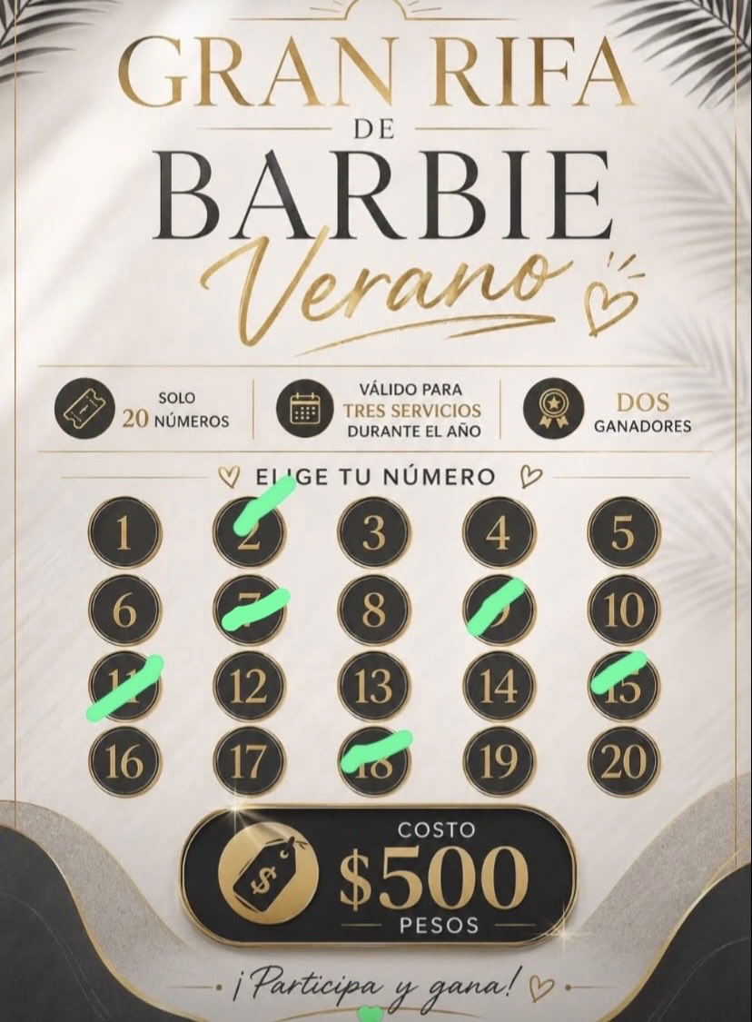 Barbie94759's tweet photo. 💖 Tu número puede ser el ganador. ¡Entra a la rifa hoy mismo!
2 GANADORES 🔥🔥🔥💕…. https://t.co/0jnqg3CEqS