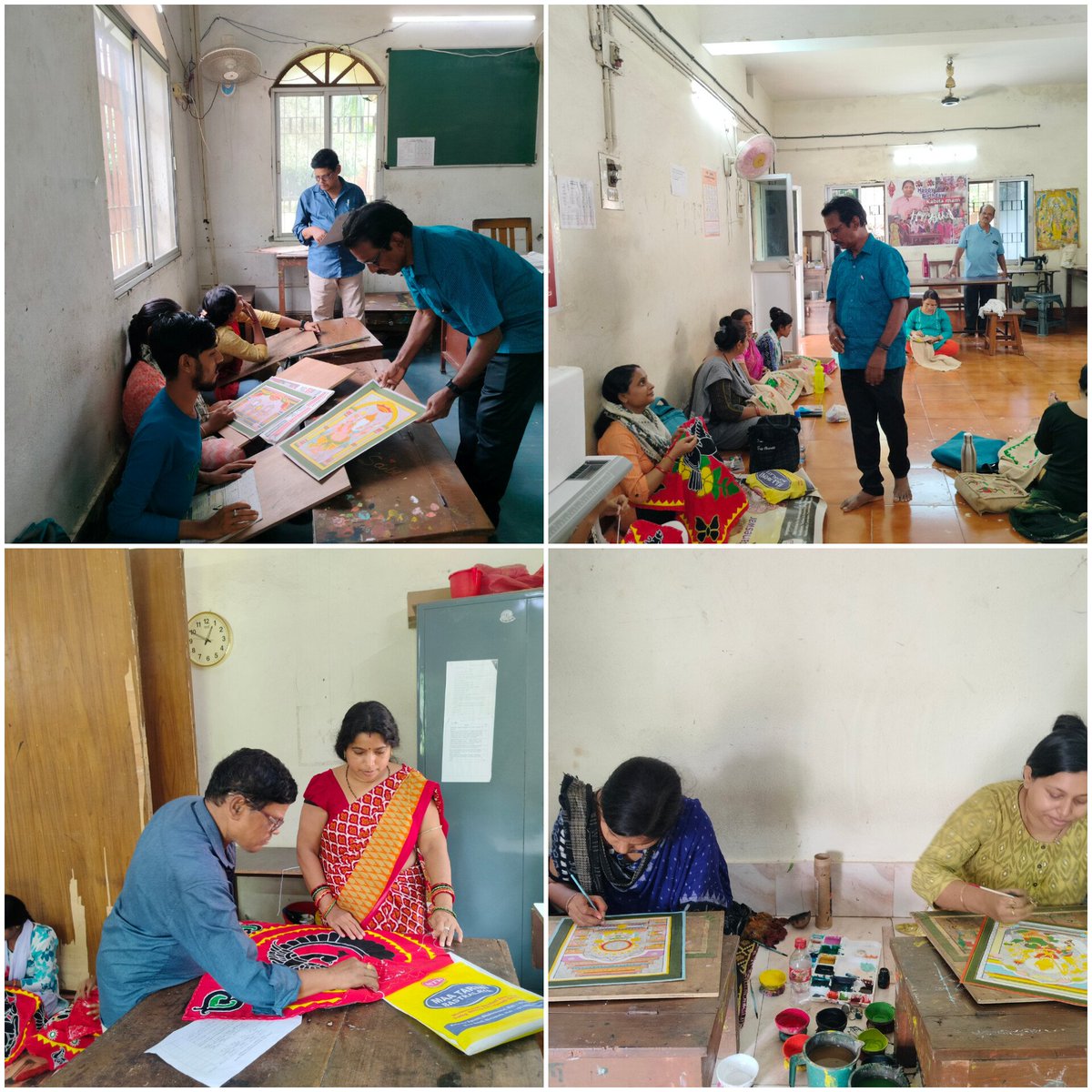 Sidac_Odisha's tweet photo. @HTH_Odisha @HEPC_India @DhciOdisha @Boyanikaonline @UtkalikaOdisha The assessment was carried out under the invigilation of Sri Karunakar Sahu (National Awardee, Palm Leaf Engraving) and Sri Hara Prasad Moharana (National Merit Awardee, Stone Carving).
#SIDACOdisha #AnnualExamination2025 #ProjectWork #SkillDevelopment https://t.co/X2HPCjOfL6