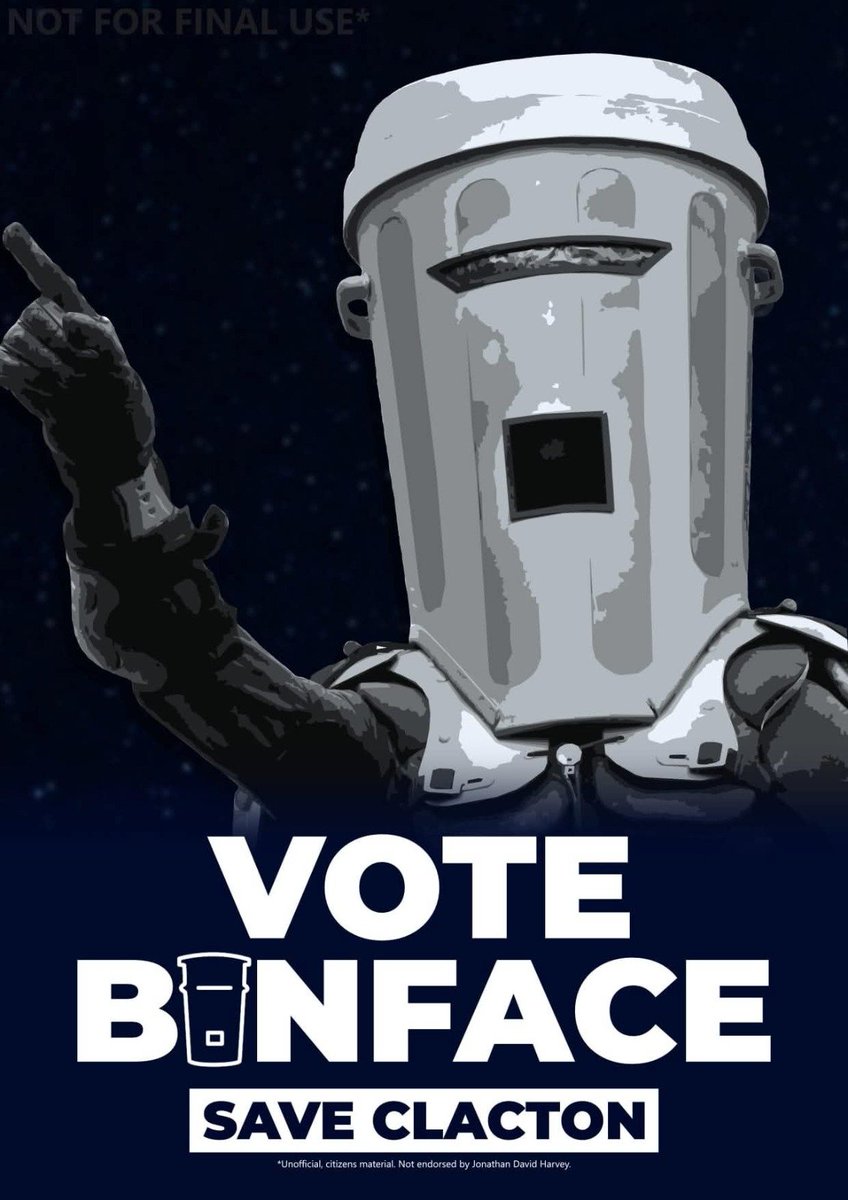 CleanUpClacton's tweet photo. Count Binface has announced another dangerously amazing policy...

Making 99 Flakes cost 99p again.

The Nigel is terrified. https://t.co/1cdNXggsIX