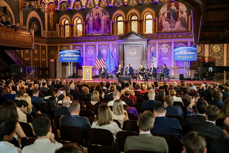 RuthBajada's tweet photo. A great #EUDefenseNight! I believe unity is the foundation of our defense readiness. Europe is investing more, expanding production, and building a stronger European pillar of NATO.
And working with the United States, we can deter aggression AND make our alliance stronger. https://t.co/MFfqVig7sF