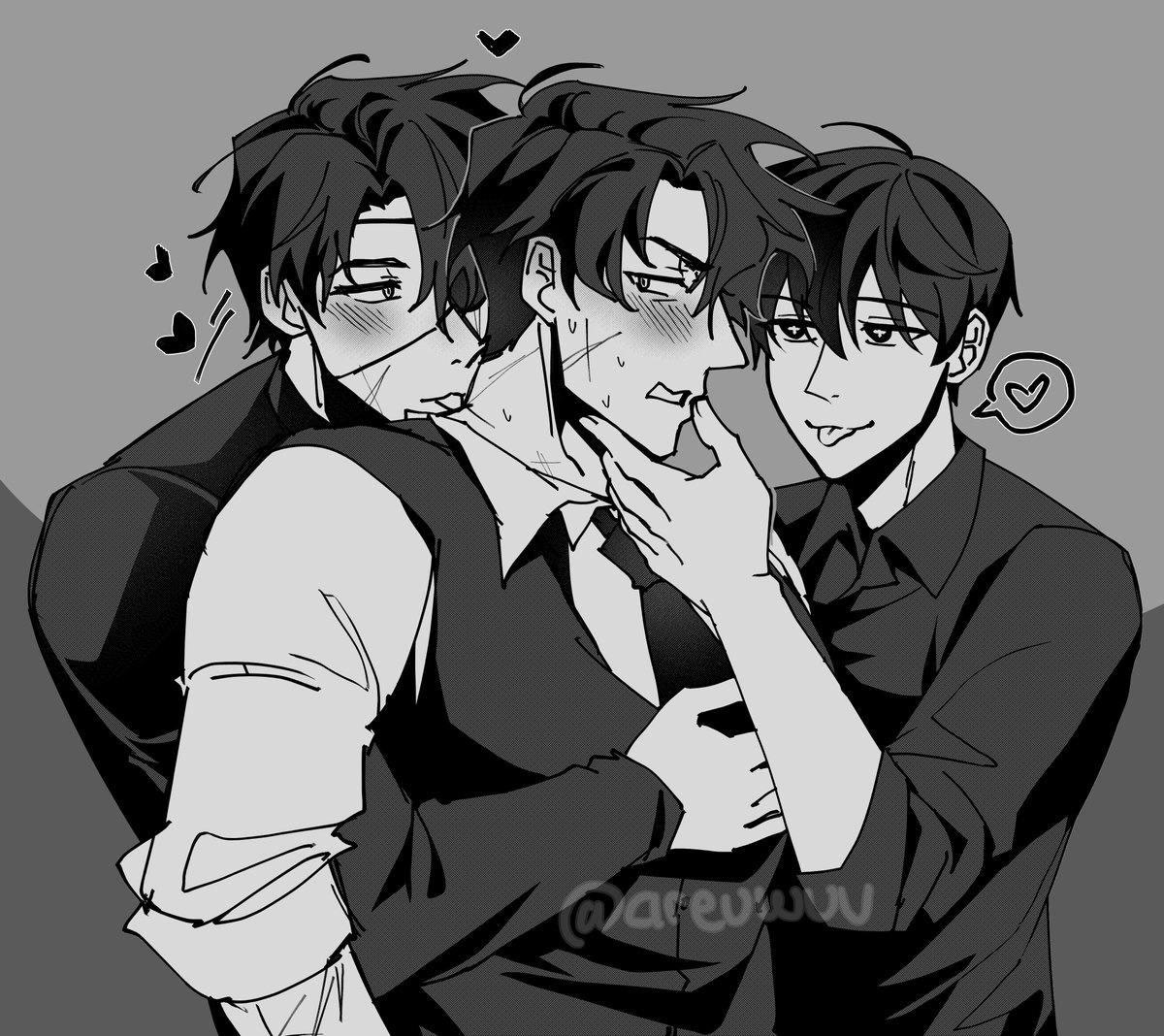 areuwuu's tweet photo. Repurposing these commission alts for very important things
(That’s seolwon/seolja/snowfield/totally real kdj) 

#dokjoong #joongplot https://t.co/zNuiasEVHp