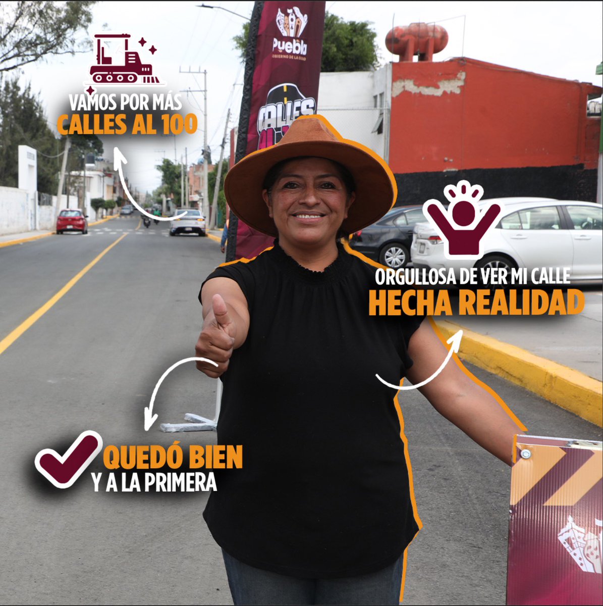 pepechedrauimx's tweet photo. 🙌🏼 No hay mejor resultado que ver a las y los poblanos orgullosos de su calle.

Con #CallesAl100 transformamos las vialidades para que más familias cuenten con calles dignas, mejor conectividad y espacios que mejoren su calidad de vida. 🏙️🤝🏼 https://t.co/phXB0aV0CL