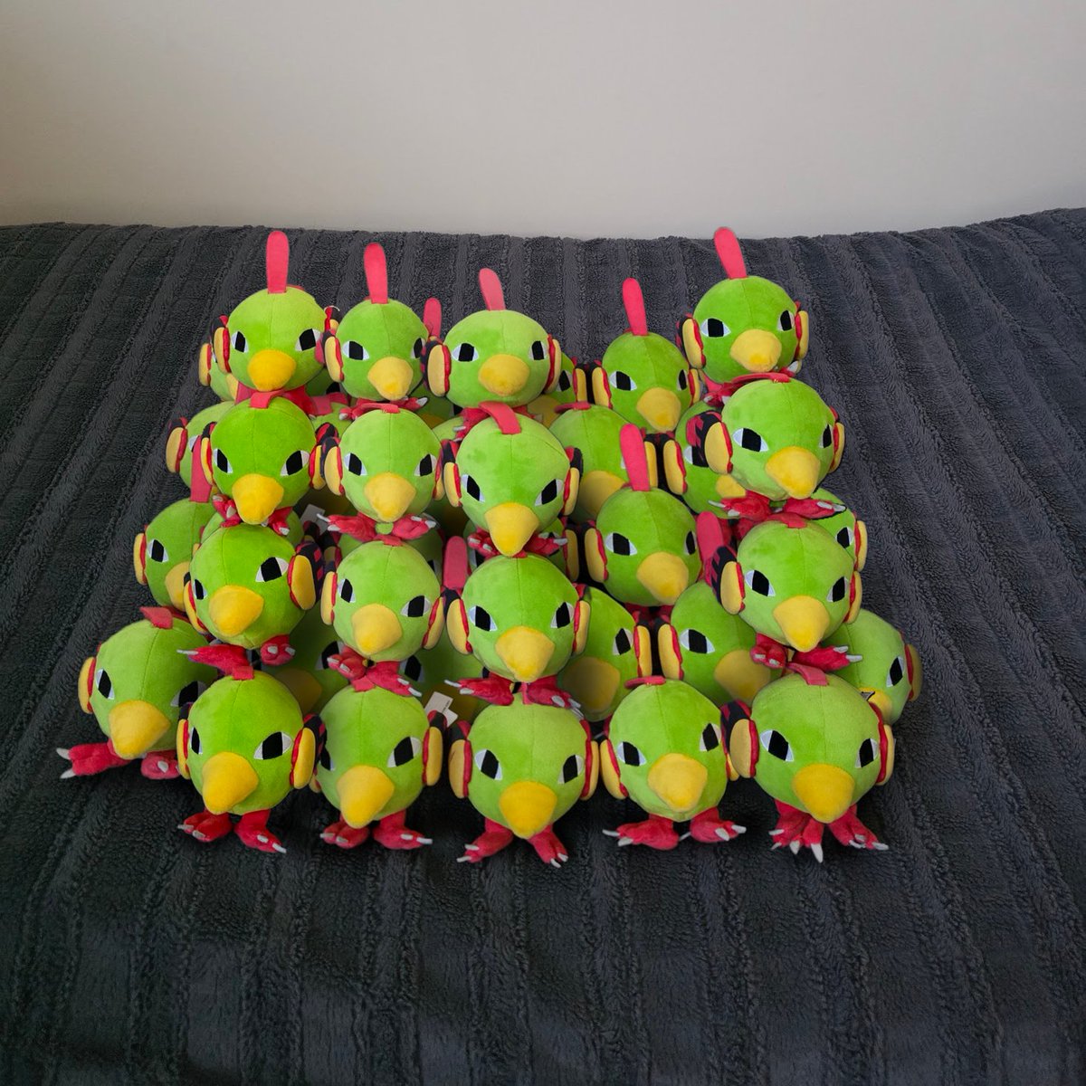 NatuChungus's tweet photo. how do I explain to my family I own 90% of the worlds Natu plush supply https://t.co/SE3pVcDKHQ