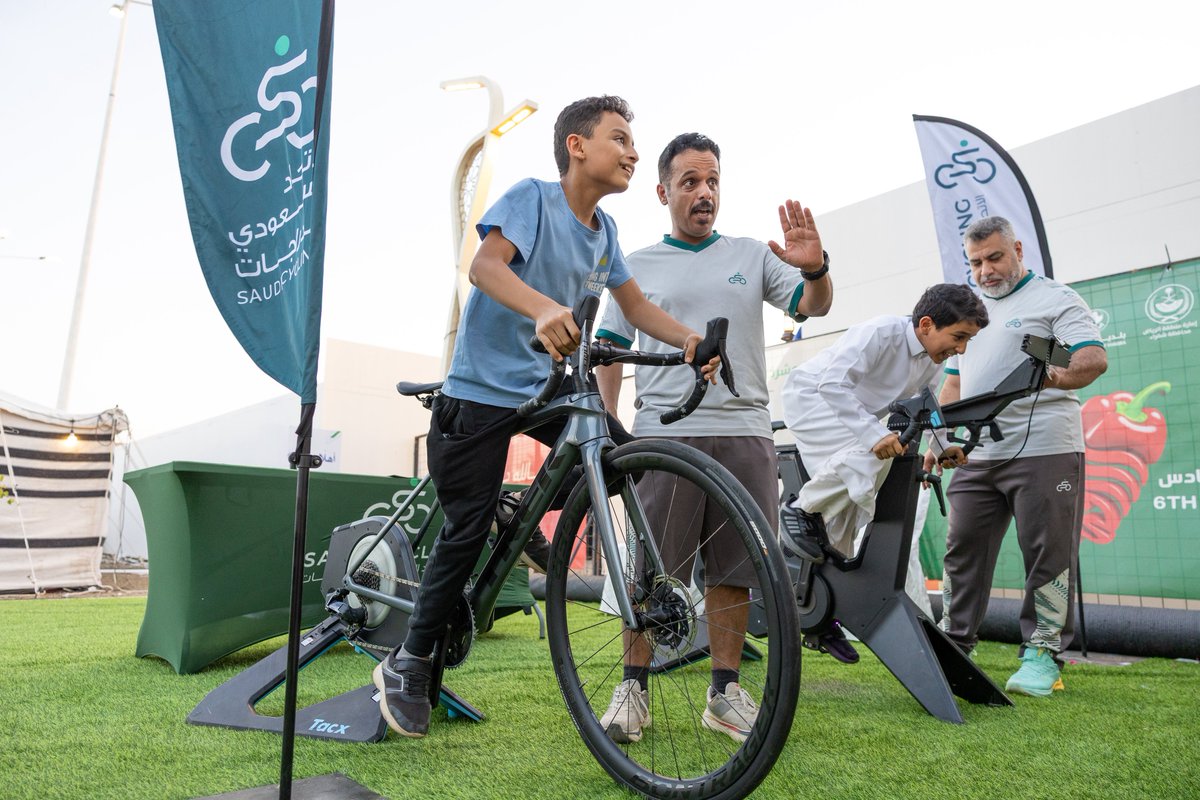 Saudi_Cycling's tweet photo. اليوم الثاني.. والحماس مستمر 🚴🔥

نواصل استقبال زوار #مهرجان_فلفل_شقراء وسط أجواء حماسية وتجارب تفاعلية مميزة. https://t.co/xDyHsn8503
