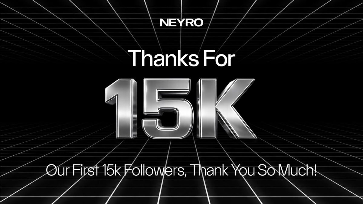 Neyro_network's tweet photo. 🥳 Thank you all for 15k followers! 

We are glad to see your support for Non-custodial Agentic Future for everyone 

Follow @Neyro_Network, big things are coming https://t.co/4jk6ETNIvQ