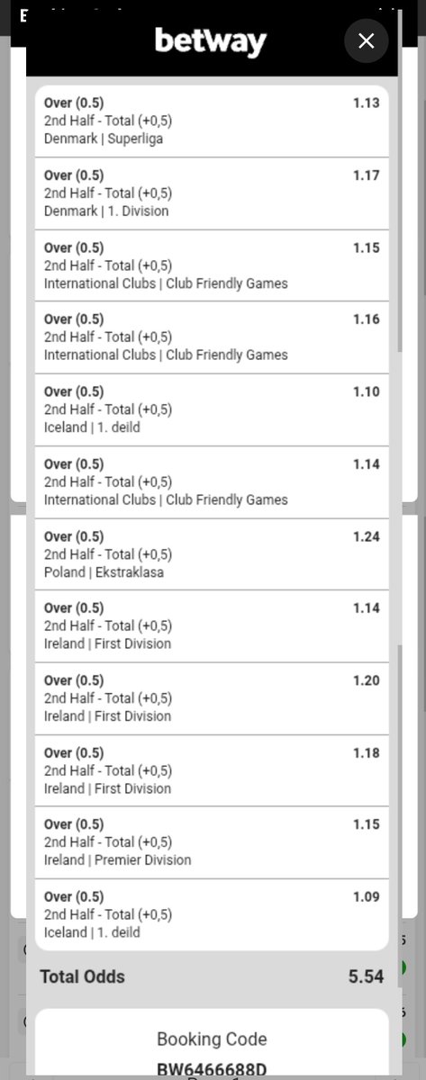 dailyprofit96's tweet photo. π― BETWAY CODES:
π₯ 5 Odds: BW6466688D
π₯ 5 Odds: BW64676FCB
β οΈ Not recommended for persons under 18. Please gamble responsibly.
Letβs get it! π₯π° #Betway #Odds #WinningTips #SportsBetting #GameOn https://t.co/aK5q5uBb2P