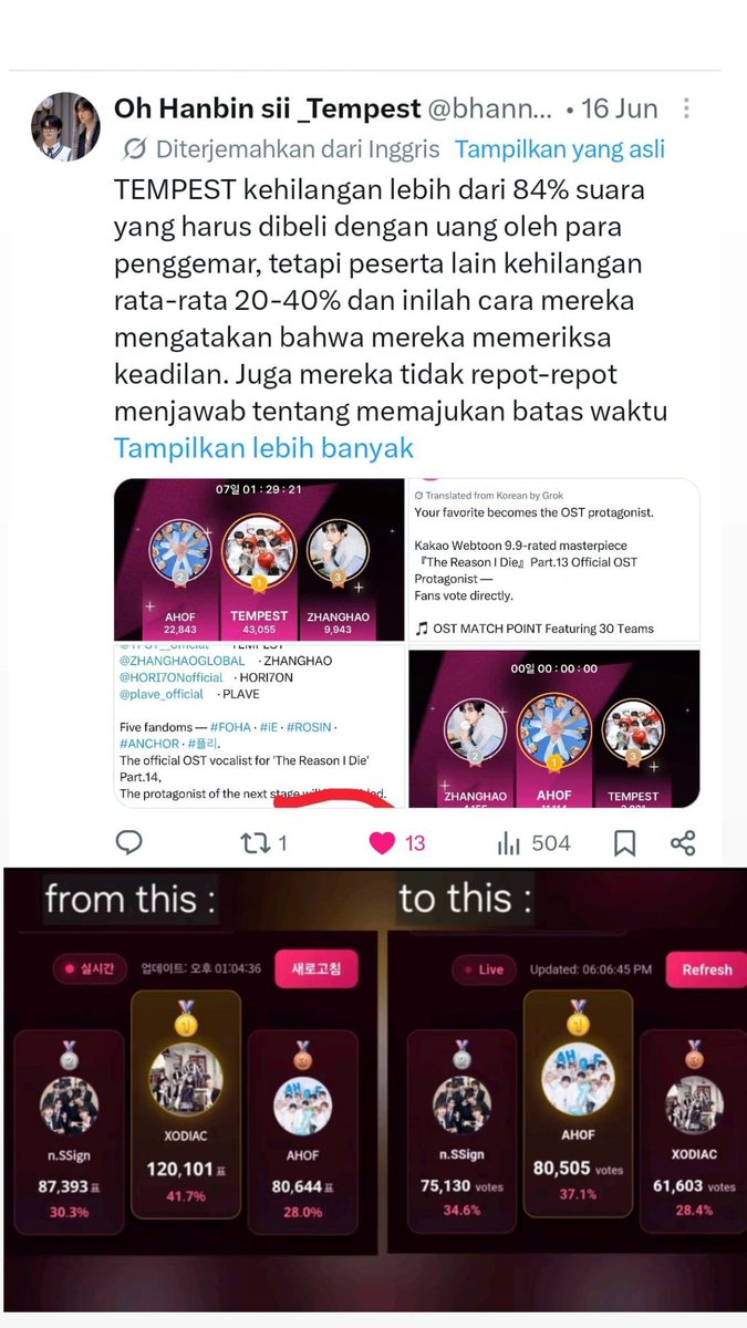 Dabinaa_'s tweet photo. @kbgmedia Last month it was #TEMPEST and now #XODIAC is the victim, you are truly amazing #JKFANDOM 🤮
we'll see who the next victim is?? https://t.co/VM88JqROfE