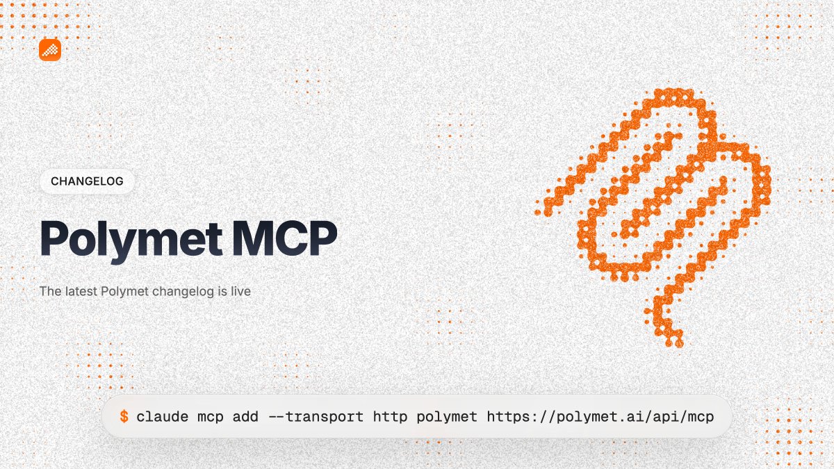 polymetai's tweet photo. What we shipped this week: 
→ Polymet MCP: your coding agent can now build UI on Polymet for you
→ Shadows in visual edit: pick from your theme or build your own
→ Animated Polymet logo while the agent is working
More below 👇 https://t.co/1qurtgIyj6