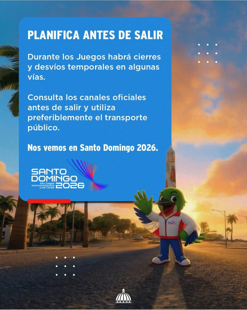 Angelalberto012's tweet photo. Importante saber estas medidas #SantoDomingo2026 https://t.co/FFk0hRwHYK