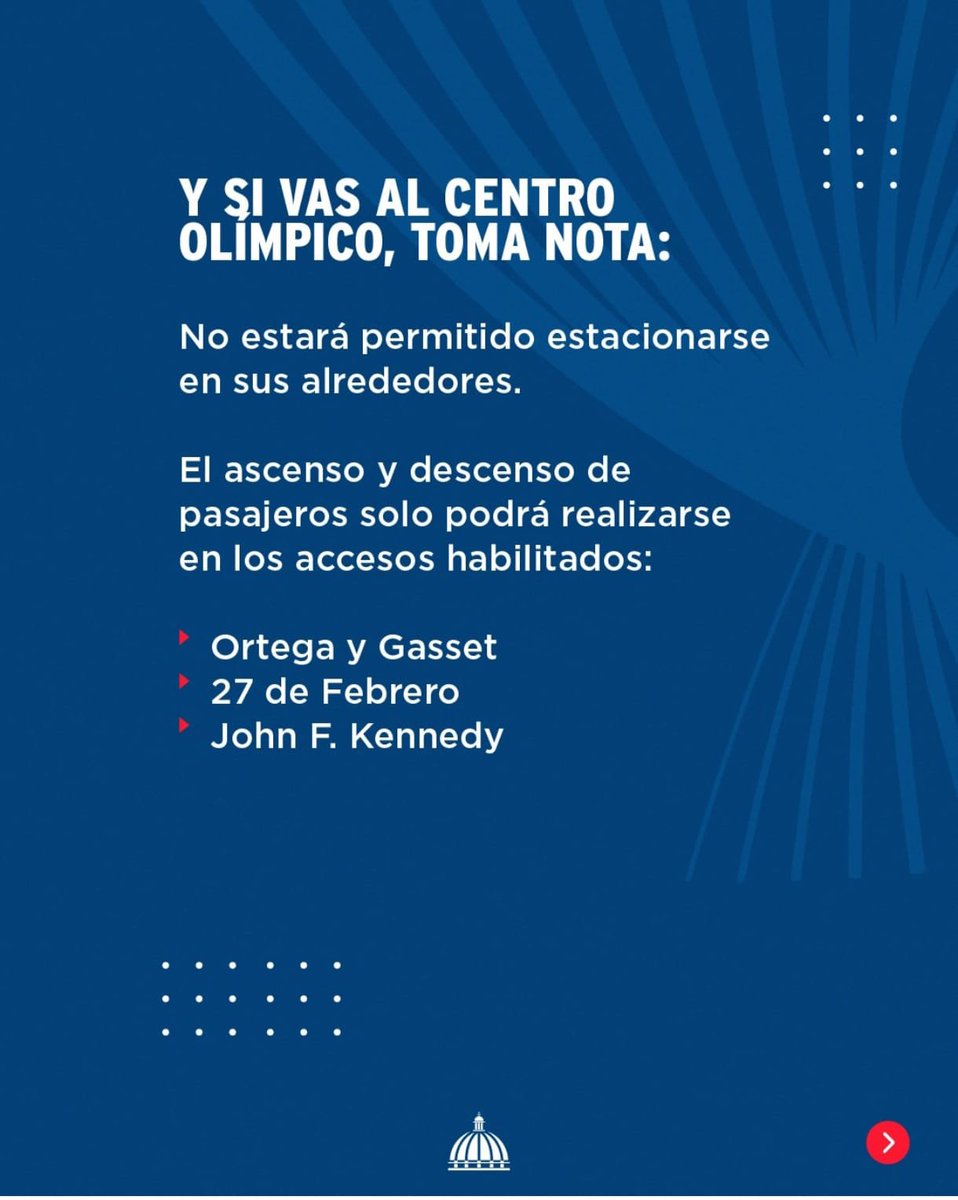 Angelalberto012's tweet photo. Importante saber estas medidas #SantoDomingo2026 https://t.co/FFk0hRwHYK