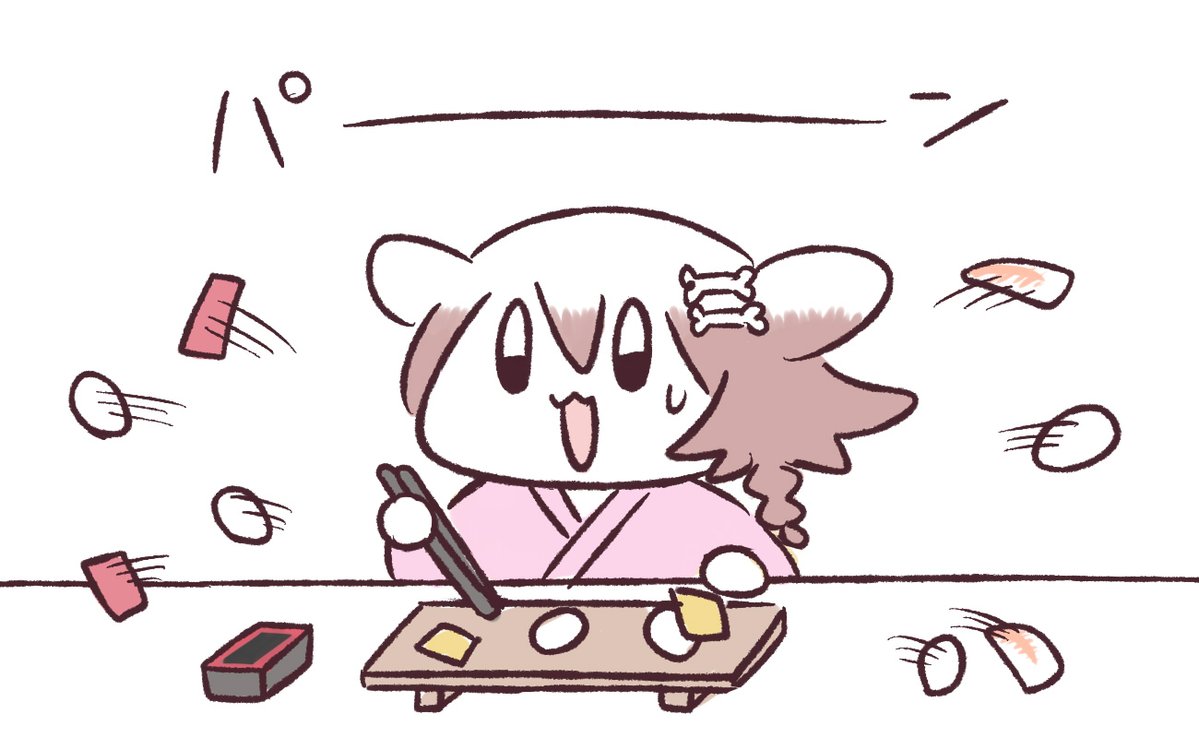 inugamikorone's tweet photo. お箸のゲームと同時視聴おつころーん☝
付き合ってくれたみんなありがとう💛
また遊ぼうねーっ✨🥢✨

ねよねよ🛏 https://t.co/LB5NVtjhbf