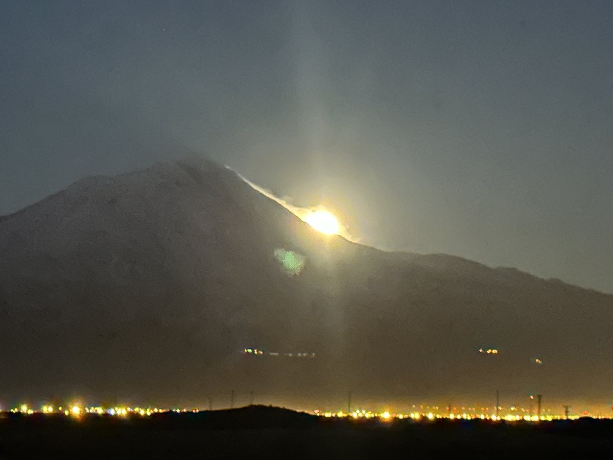 EndaranceBrief's tweet photo. Out of the dark at midnight the climbers rose,
strapping steel to their boots, breath smoking,
and the mountain above them, vast, holding its ice
as a king holds silence.

Then dawn — dawn rising rose-gold out of Persia,
flinging the mountain's shadow like a spear
across the plain of the Araxes,
and the men turned on the ice and saw it,
a pyramid of darkness laid on the waking world,
and no man spoke.

At the sixth hour they stood on the crown of Ararat,
sixteen thousand feet and more above the sea —
where once the waters failed, and the keel
of the world's remnant found its rest —
and one gray soldier of a far republic,
his wars behind him, gave thanks to the God
who drowns and saves, who scatters and gathers,
whose bow still hangs in the storm.

The moon in this frame rose a season later,
when I came back to the foot of the mountain —
cresting the black shoulder of Ararat
above the lamps of Doğubayazıt,
and the mountain held its silence still.

"And the ark came to rest on the mountains of Ararat." — Genesis 8:4

This is how it ended. Here is how it began.