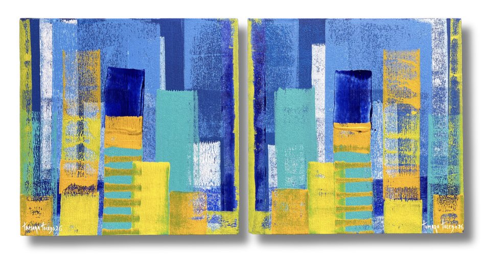 valoremartis's tweet photo. Autor: Tamara Toledo 
Título: Ciudad Neón I y II
Técnica: Óleo sobre tela
Año: 2026
Medidas: 30 x 30 cm c/u
Precio: $7,000.00  díptico 
$4,000.00 c/u https://t.co/LqSMUAyoBa