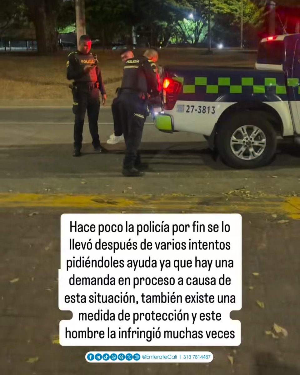 EnterateCali's tweet photo. Una estudiante universitaria de Cali identificada como Dahiana denunció, a través de un perfil anónimo en redes sociales, que desde comienzos de este año está siendo víctima de un presunto acoso por parte de un compañero de su universidad. Según su relato, solo compartieron un almuerzo y desde entonces él comenzó a escribirle de forma insistente por redes sociales y, tras ser bloqueado, continuó enviándole correos electrónicos. 😨📩⚠️

De acuerdo con la denuncia, algunos de esos mensajes pasaron de expresar que quería verla a incluir presuntas amenazas de secuestrarla y asegurar que no le importaría ir a la cárcel. La joven también afirmó que el hombre ha ido hasta el edificio donde vive, hecho que, quedó registrado en cámaras de seguridad. Además, aseguró que tomó un casco diciendo que solo se lo devolvería a ella y que incluso revisó la basura del edificio hasta encontrar un gorro de satín, del que posteriormente le envió una fotografía por correo mientras lo olía.

Dahiana manifestó que ya interpuso una denuncia ante la Fiscalía y que cuenta con una medida de protección. Sin embargo, asegura que el hombre solo estuvo retenido durante 24 horas tras ser detenido por la Policía y que actualmente teme por su vida porque considera que las acciones tomadas no han sido suficientes.

Tras hacerse pública la denuncia, otra mujer aseguró haber sido pareja del mismo hombre y afirmó que también habría sufrido presuntos episodios de acoso y persecución años atrás. Mientras tanto, Dahiana continúa pidiendo ayuda y mayor protección ante el temor de que la situación siga escalando. 🚔🛑