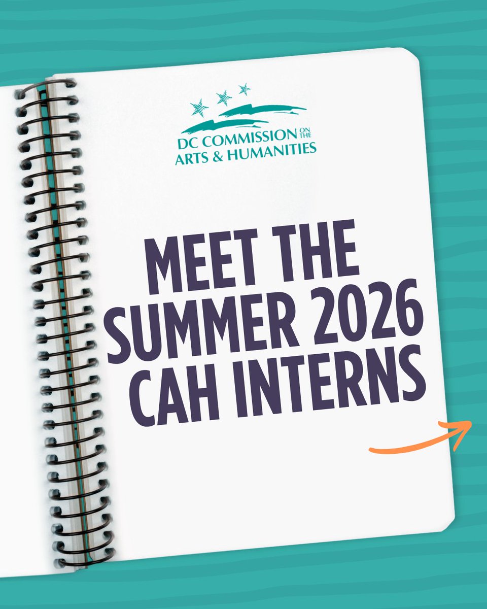 TheDCArts's tweet photo. This summer, CAH is pleased to host a very talented group of young individuals as part of our summer internship program: Autumn, Aidan, Ainsley, Taylor, Ricardo, and Ani! https://t.co/lkqbFaY7mL
