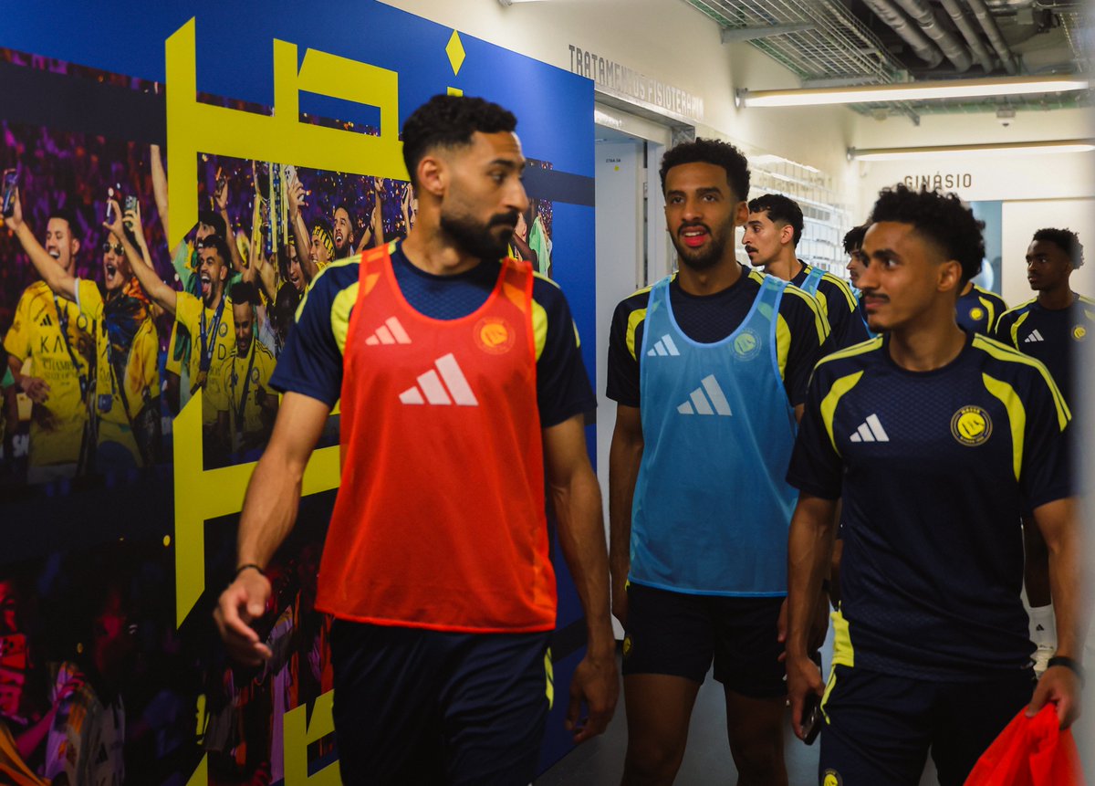 AlNassrFC's tweet photo. تدريبٌ جديـد .. في لشبونه 💛 https://t.co/sPsAykXK69
