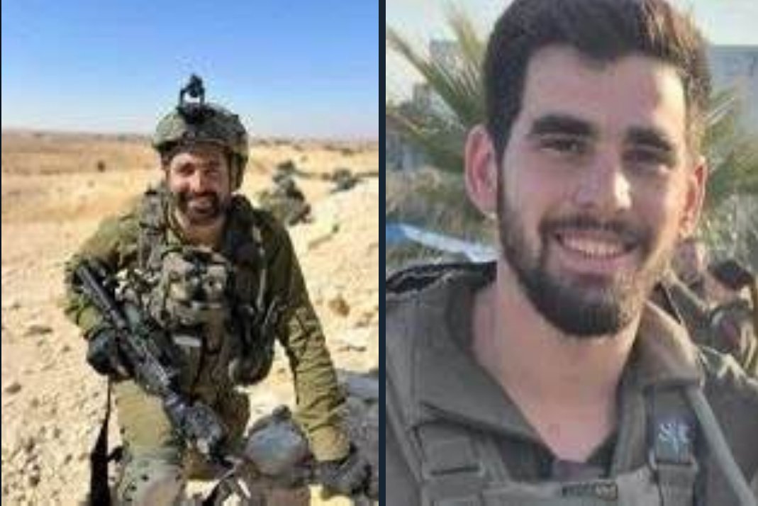 EurekaNews10's tweet photo. 🇮🇱🇵🇸 Dos soldados israelíes, el sargento Benyahu Melat y el mayor Yuval Ezra, fueron eliminados en Cisjordania.

Los palestinos les arrebataron el arma a uno de los soldados y lograron matarlos a ambos en Havat Gilad. https://t.co/TzLm1VJkJA