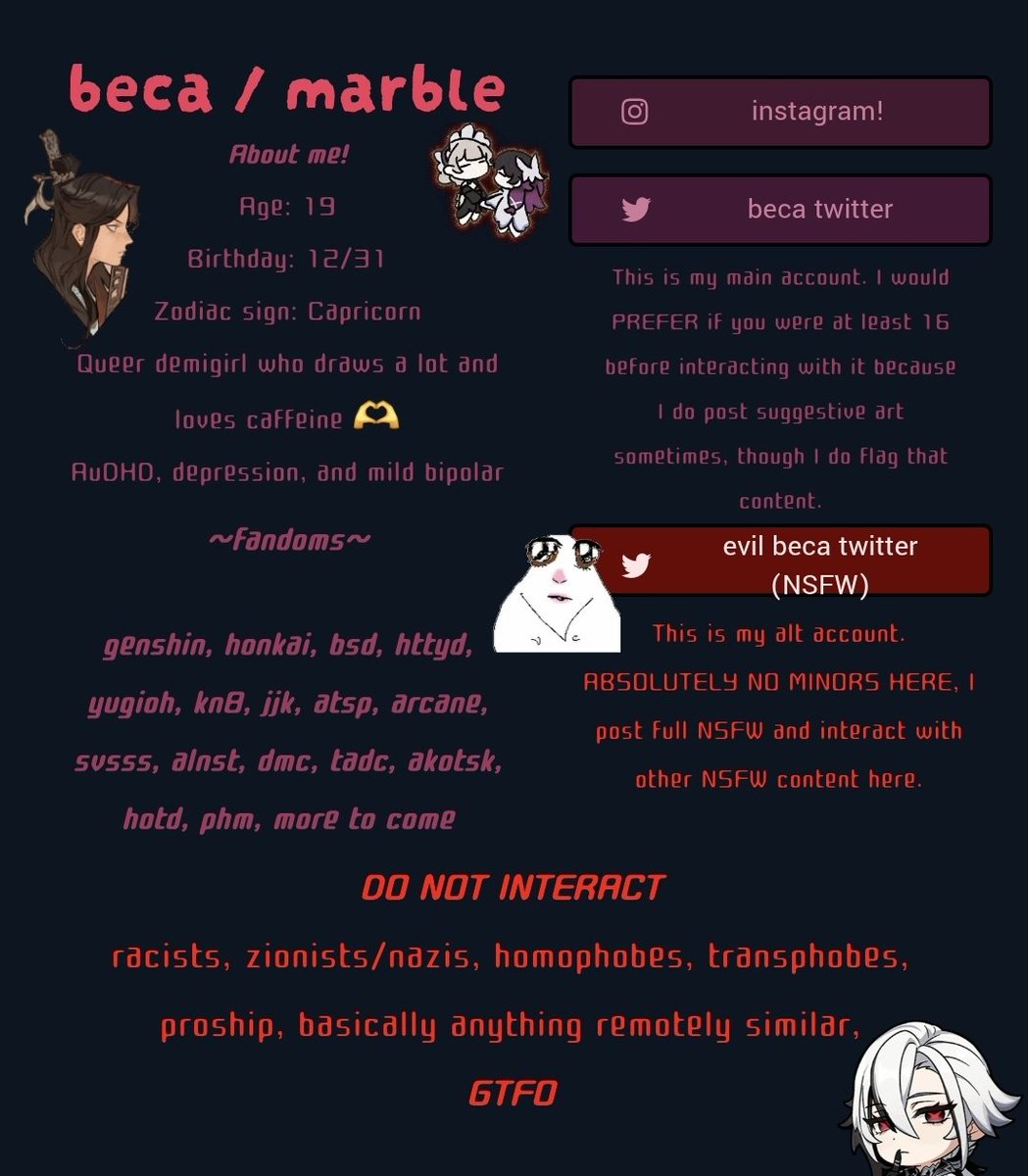 rainingmarble's tweet photo. https://t.co/KneYEnJ5Y5
Posting this as my basic info for you guys 🫡 https://t.co/2lEmVJn2F2