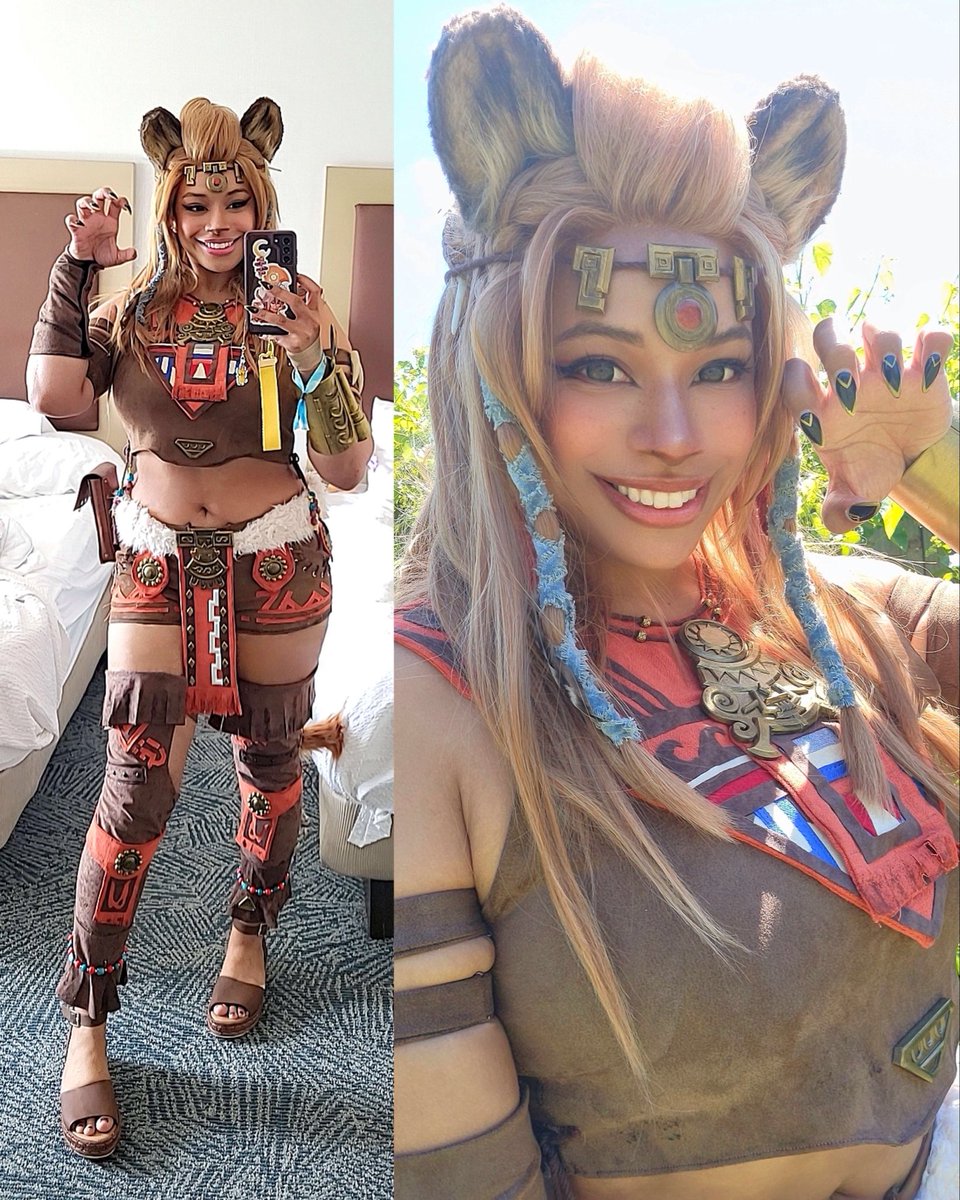 FiragaFox's tweet photo. Final Fantasy Fridayyy 🐾
It’s FFXIV Fanfest weekend so here’s my Wuk Lamat cosplay that I made for Glamoured to Life this year🦁#ff14 #wuklamat https://t.co/zDK0fe6dkt