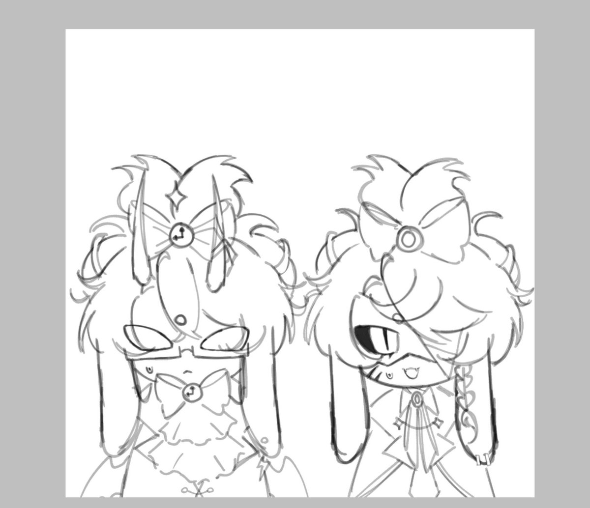 Kun_Ozone's tweet photo. Bunnies wip  🫡 https://t.co/InN05mn3qm