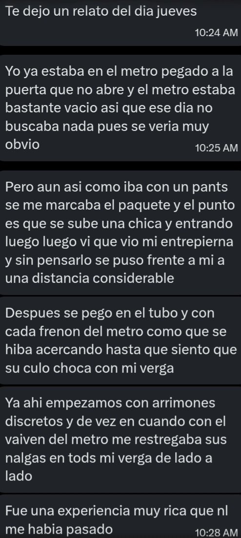 ARRIMONCONS's tweet photo. Relato anonimo de arrimon del dia de ayer.

Manden por dm sus experiencias https://t.co/RCaHxIod1w