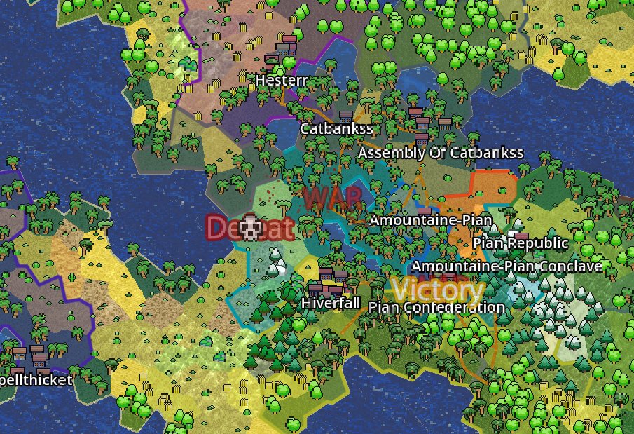 PixPolGames's tweet photo. My latest Dev Blog is the last on my series about world generation. We'll go over some of the random world events that occur as part of history generation. #gamedev #RPG #indiedev #devblog #godot #madewithgodot https://t.co/5vKUA3GF93