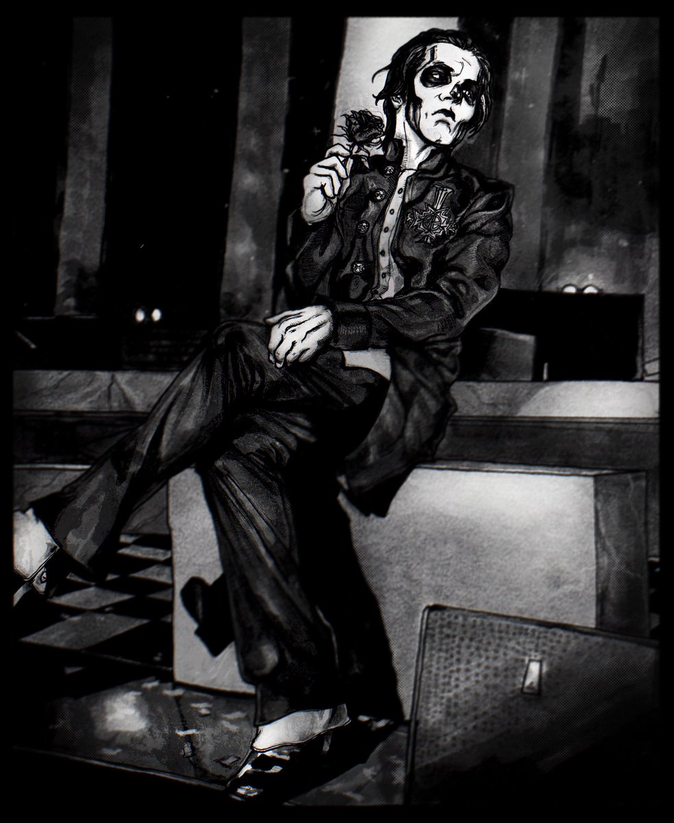 mourninglore's tweet photo. Whoops I forgot to keep uploading these 
.

.

.
#ghost #ghostbandfanart #terzo 
#terzofanart #fanart #art https://t.co/1rvFbCAyhA