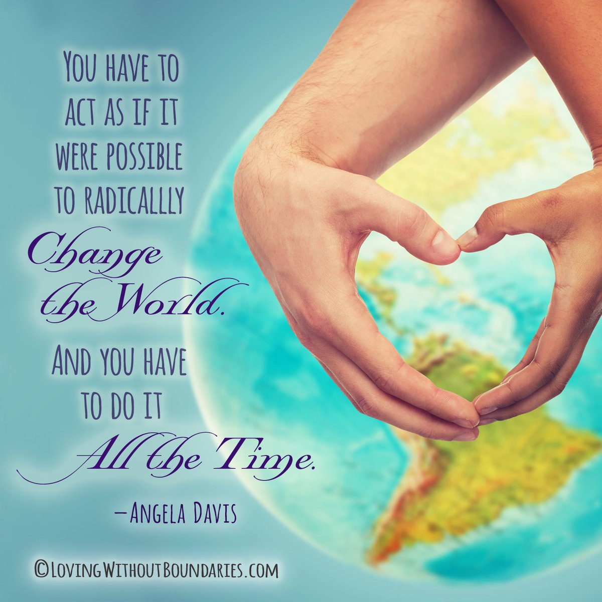polytalkbykitty's tweet photo. You have to act as if it were possible to radically change the world. And you have to do it all the time.  ~Angela Davis  

Poster created with love by Kitty Chambliss. Sign up at https://t.co/ZQGOok9Lqe
to get free tools!  

Please feel free to “share.”  #enm #cnm #polyamory #relationshipcoach